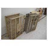 2 Vintage Wooden Chicken Coops