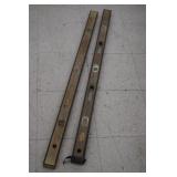 2 American Wooden Levels