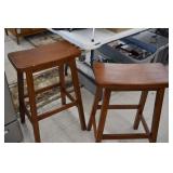 2 Wooden Stools