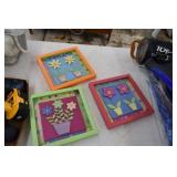 Framed Flower Deco. Hangings
