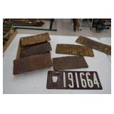 Vintage Lic. Tags