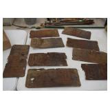 Vintage Rusty Tags