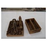 Misc. Vintage Tools w/ Wooed Carrier