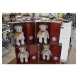 4 Gund Yulebeary 2006 Collectible Bears