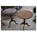 2 Round Wooden Tables