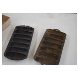 Cast Iron Corn Molds (1 Lodge / 1 USA)