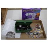 Mini Sewing Machine & Sewing Supplies