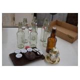 Oriental Tea Set / Bottles