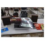 Realistic LAB-89 Record Player w/ Records