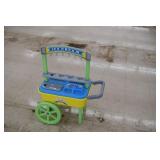 Childs Ice Cream Cart (smoke damage)