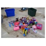 Misc. Toys & Barbies (smoke damage)