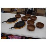 Skillets & Bowls (smoke damage)