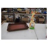 Serving Tray / Giraffe Bank (smoke damage)