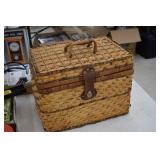 Pic Nic Basket w/ Accessories (smoke damage)