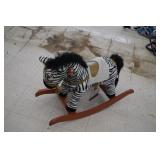 Zebra Childs Rocker (smoke damage)