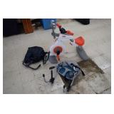 Childs Exercise Bike / Hook On Chair (smoke damag)