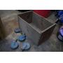 Vintage Wooden Crate & Casters