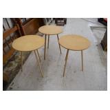 3 RoundTop Tables