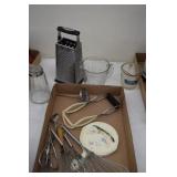 Glass Measure Cups / Canning Tongs / Wisks