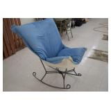 Wrought Iron Rocking Chair