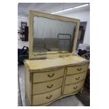 Dresser w/ Mirror (smoke damage)