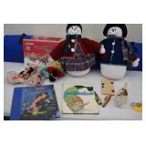 Childs Books / Plush / Snowman / woman
