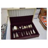 Silver Plate Flatware w/ Case