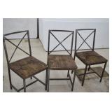 3 Rattan Chairs
