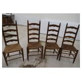 4 Ladder Back Chairs