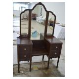 Vintage Dresser w/ Folding Mirrors