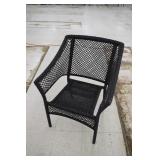 Black Wicker Chair