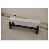 Painted Wooden Bench