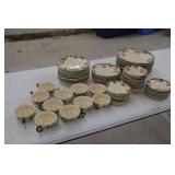 80 pc. Franciscan Desert Rose China Set