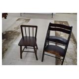 Wooden Chair & Stool/Chair