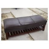 Bench w/ Storage Access Under Seat