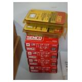 4-Boxes of Senco Staples / 2 Packs Crown Staples