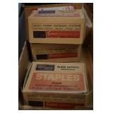 3-Boxes of Senco Staples