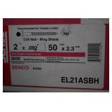 2-Boxes of Senco 2" Ring Shank Galvanized  Coil Na