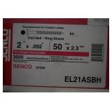 3-Boxes of Senco 2" Ring Shank Galvanized Coil Nas
