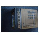 Box of Bostitch Galvanized Staples
