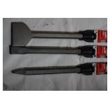 Milwaukee Chisels / Bull Point