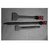 Milwaukee Chisels / Bull Point