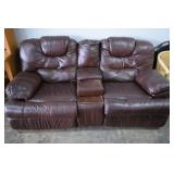 Recling Leather Sofa