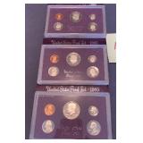 3 1985 Proof sets