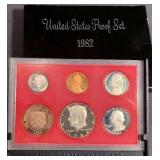 1982 US Proof display set