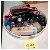 Beer tray of odds and ends and meal measures