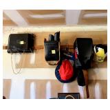 Items hanging on wall