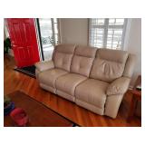 Leather Recliner Sofa