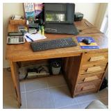 Very Fine Antique Oak Desk