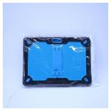 Blue and Black Tablet Case with Stand